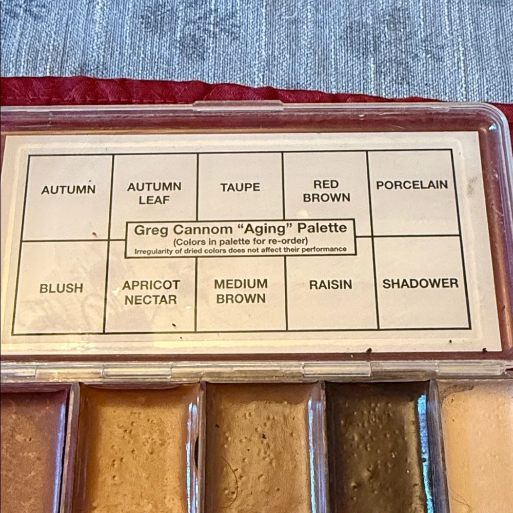 Makeup Professional SFX 99% alcohol activated palette Aging by Greg Cannon